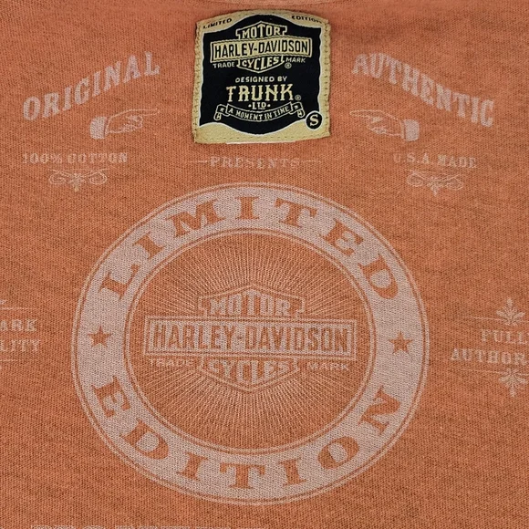 Harley Davidson Limited Edition Happy Days Tee Shirt, Size Small - Picture 9 of 13